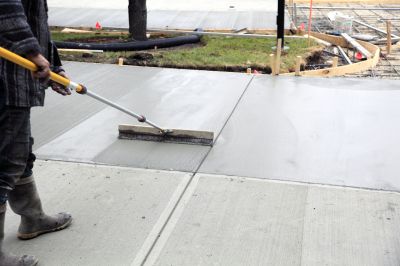 Driveway Concrete Pouring