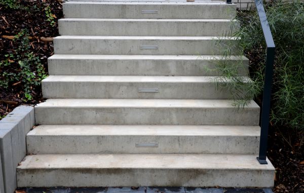 Poured Step Installation in Fort Wayne
