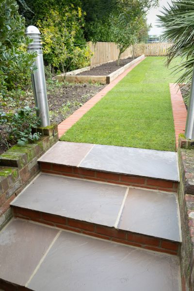 Backyard Steps Installation in Fort Wayne
