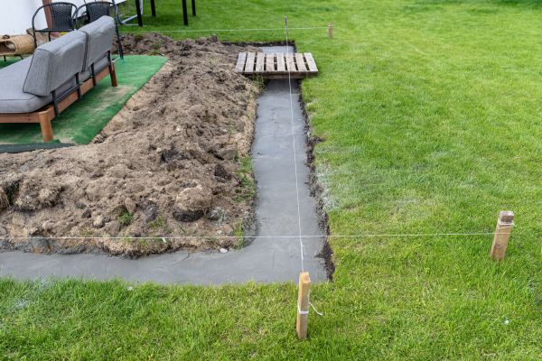 Cement Footer Installation in Fort Wayne
